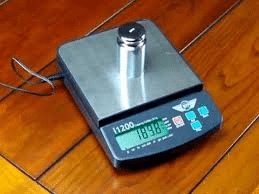 calibrate the digital weight scale