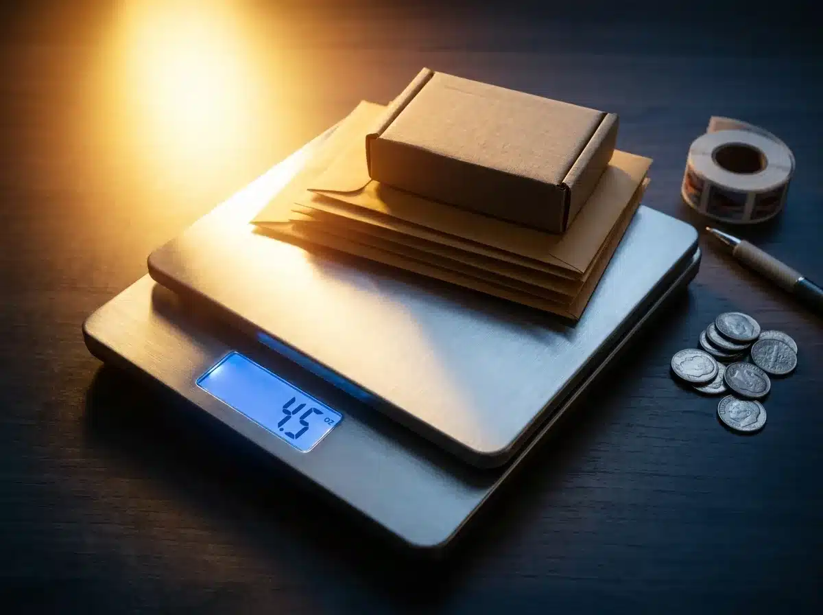 How to Calibrate a Postal Scale 1 How to calibrate a postal scale — weighing envelopes and a small package