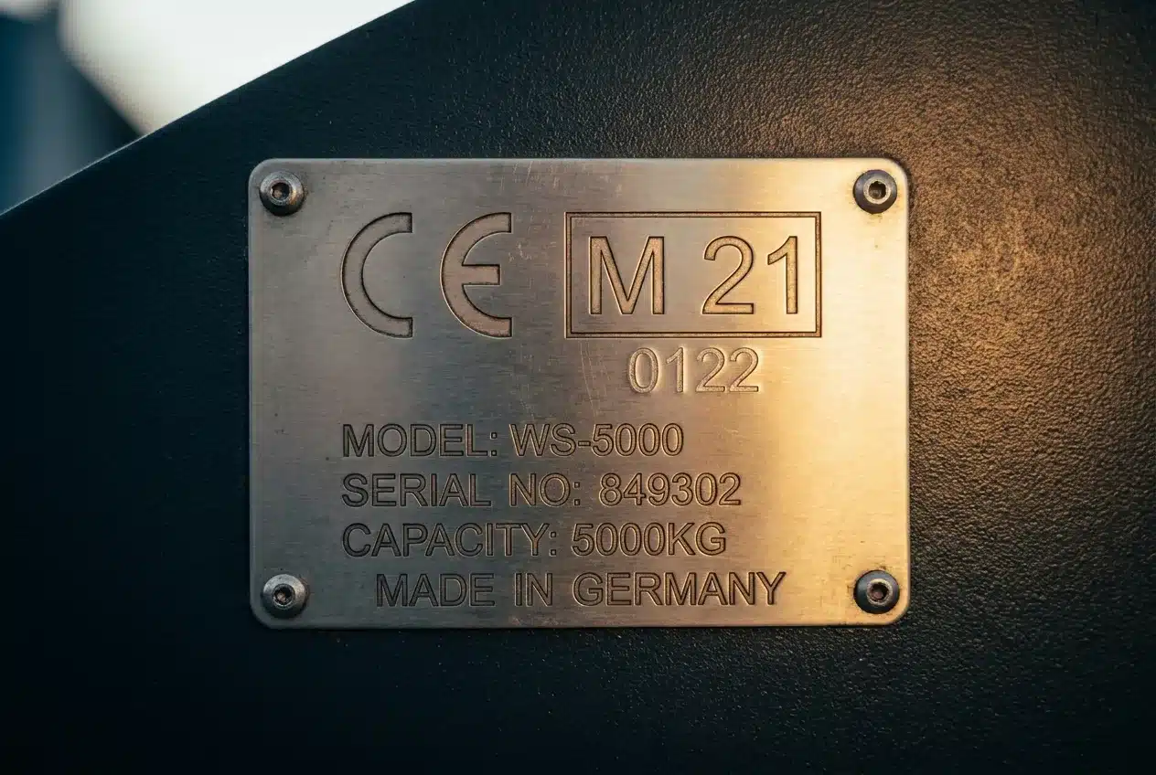 CE and M marking on weighing scales