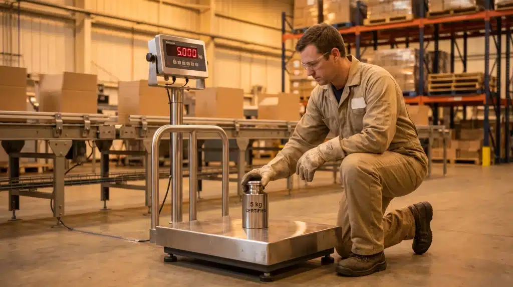 preventive-maintenance-for-scales by technician